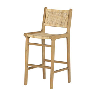 Parksley rattan and woven 2024 counter stool